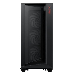 Корпус для компьютера XPG CRUISER BLACK (CRUISERST-BKCWW) (Midi-Tower, черный, TG, 120mm ARGB fan*3)