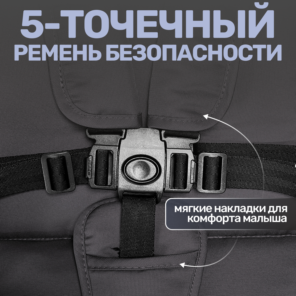 Прогулочная коляска для двойни BubaGO DUO X