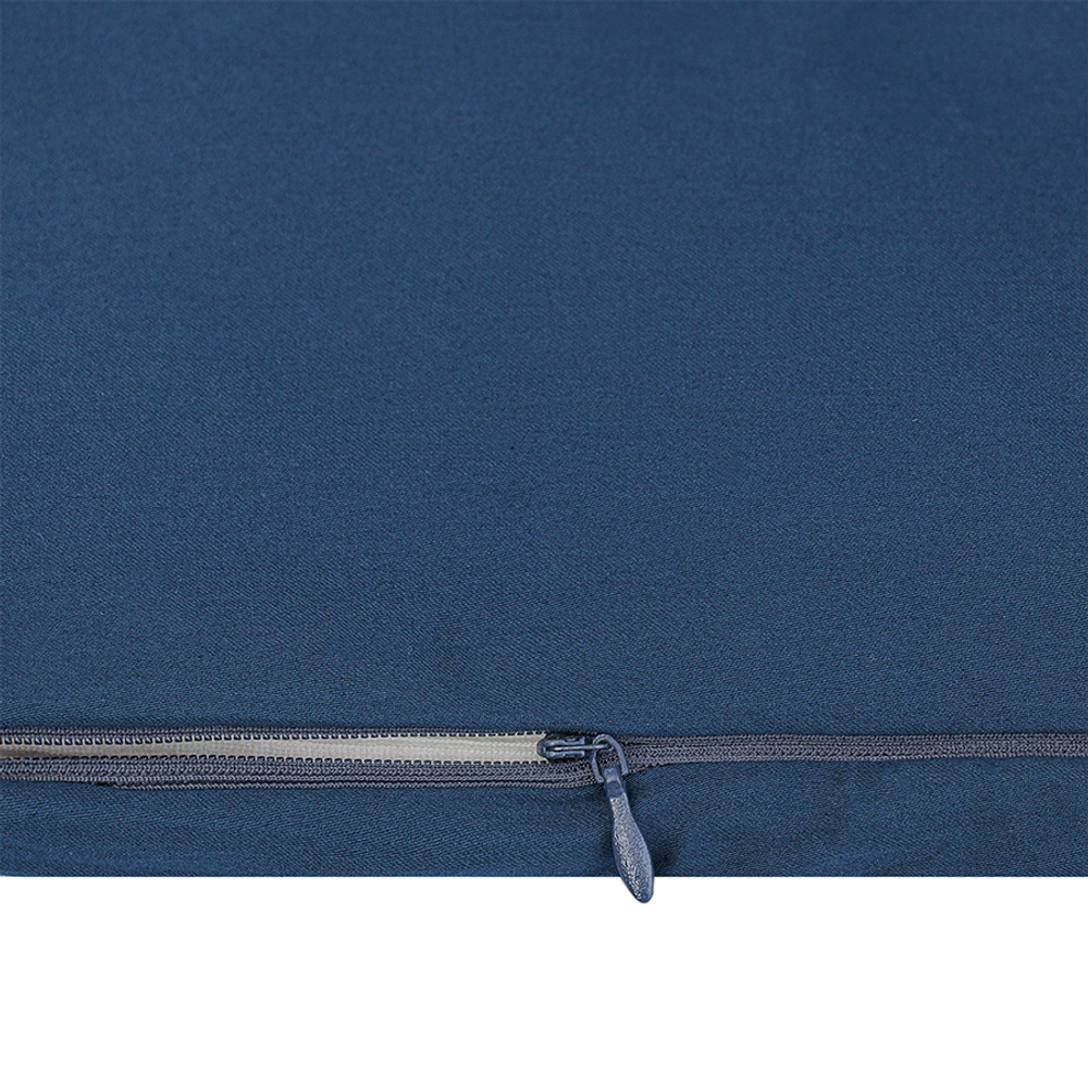 Комплект постельного белья из премиального сатина темно-синего цвета из коллекции essential, 150х200 см