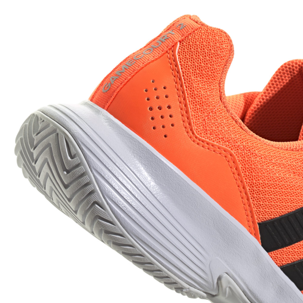 Мужские теннисные кроссовки Adidas GameCourt 2 M - lucid orange/core black/silver metallic
