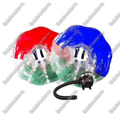 Бизнес-набор: Бамперболы, диаметр 1.5 м, ПВХ (4 шт), насос (1 шт)