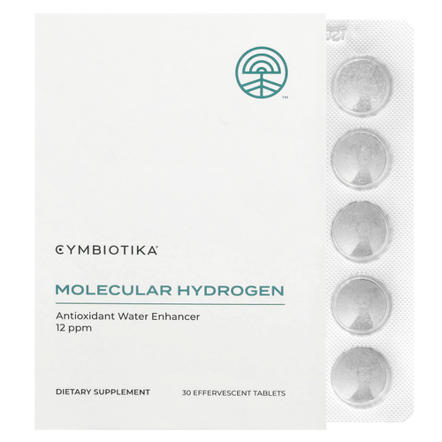 Cymbiotika, Moleular Hydrogen, 30 шипучих таблеток (80 мг в 1 таблетке)