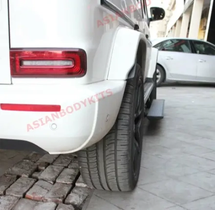 Комплект коротких электроприводных подножек для Mercedes-Benz G-Class W463A/W464 2018+ Мерседес Гелик гелентваген