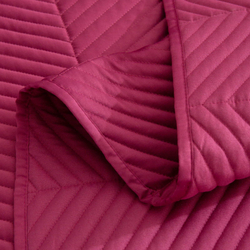 Покрывало 230x250 и 2 наволочки 50х70 Sofi De MarkO Адонис бордовое