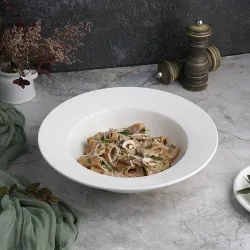 Тарелка глубокая 1000 мл d 27 см h8 см белая фарфор P.L. Proff Cuisine [3]