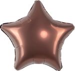 Шар (19''/48 см) Звезда, Каштан, Бохо, 1 шт.