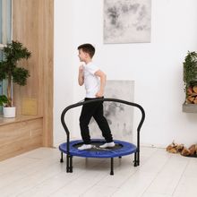Батут с поручнем DFC JUMPFIT 36&#39;&#39; синий