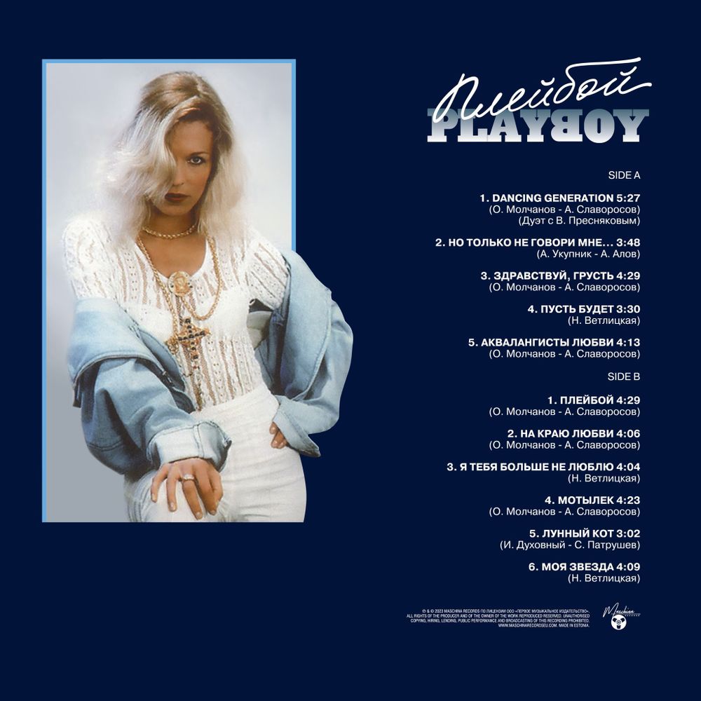 Наталья Ветлицкая. Playboy (LP) (1994/2023)