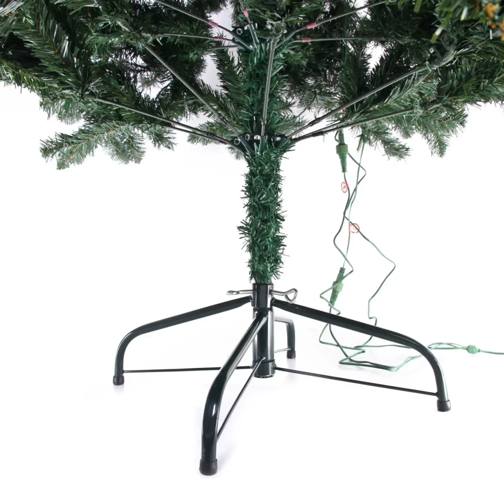 Ёлка «Ночные огни» 210 см, ПВХ 320 ламп LED (1161 ветка)