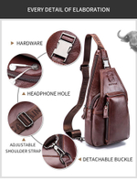 Мужская нагрудная сумка BULLCAPTAIN