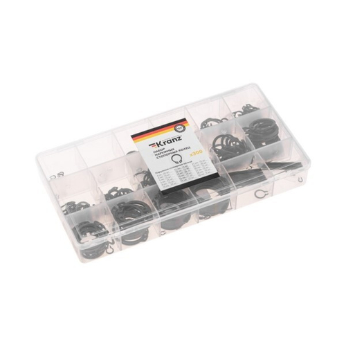 Набор стопорных колец 300 предм. (D 3-32 мм) (Kranz)