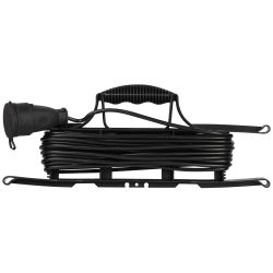 Удлинитель силовой ЭРА GREEN LINE FR-6-10m Greenline на рамке 1 розетка без заземления 10м ПВС 2x0.75мм2 | Силовые удлинители