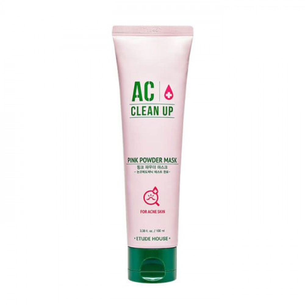 Etude House Ac Clean Up Pink Powder Mask маска для проблемной кожи с розовой глиной