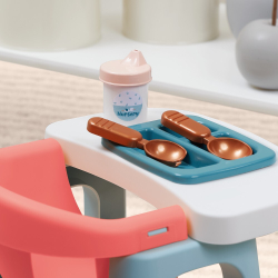 Ecoiffier Nursery - NURSERY NICLE 3 в 1 + 14 аксессуаров Для куклы 32 см 1838