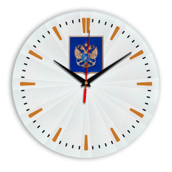 Настенные часы "герб Росрыболовства 02 43"
