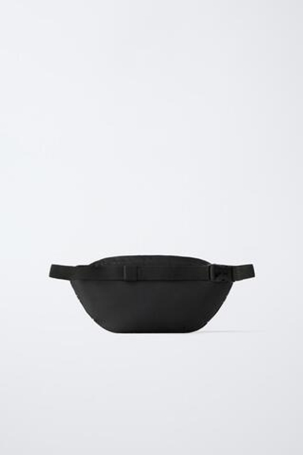 ZARA ПОЯСНАЯ СУМКА UEFA CHAMPIONS LEAGUE ® GLOW IN THE DARK, ЧЕРНЫЙ