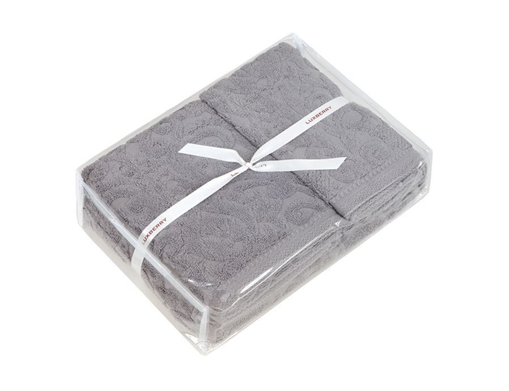 Полотенце 30x50 Luxberry Royal серое Португалия упаковка