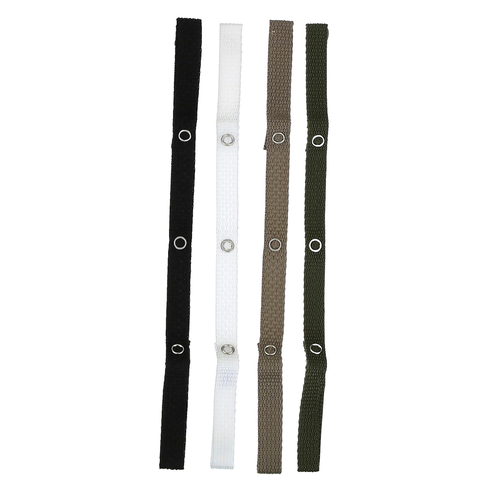 Baby Buddy, Secure-A-Toy, для детей от 4 месяцев, черный, белый и коричневый/оливковый, 4 ремешка