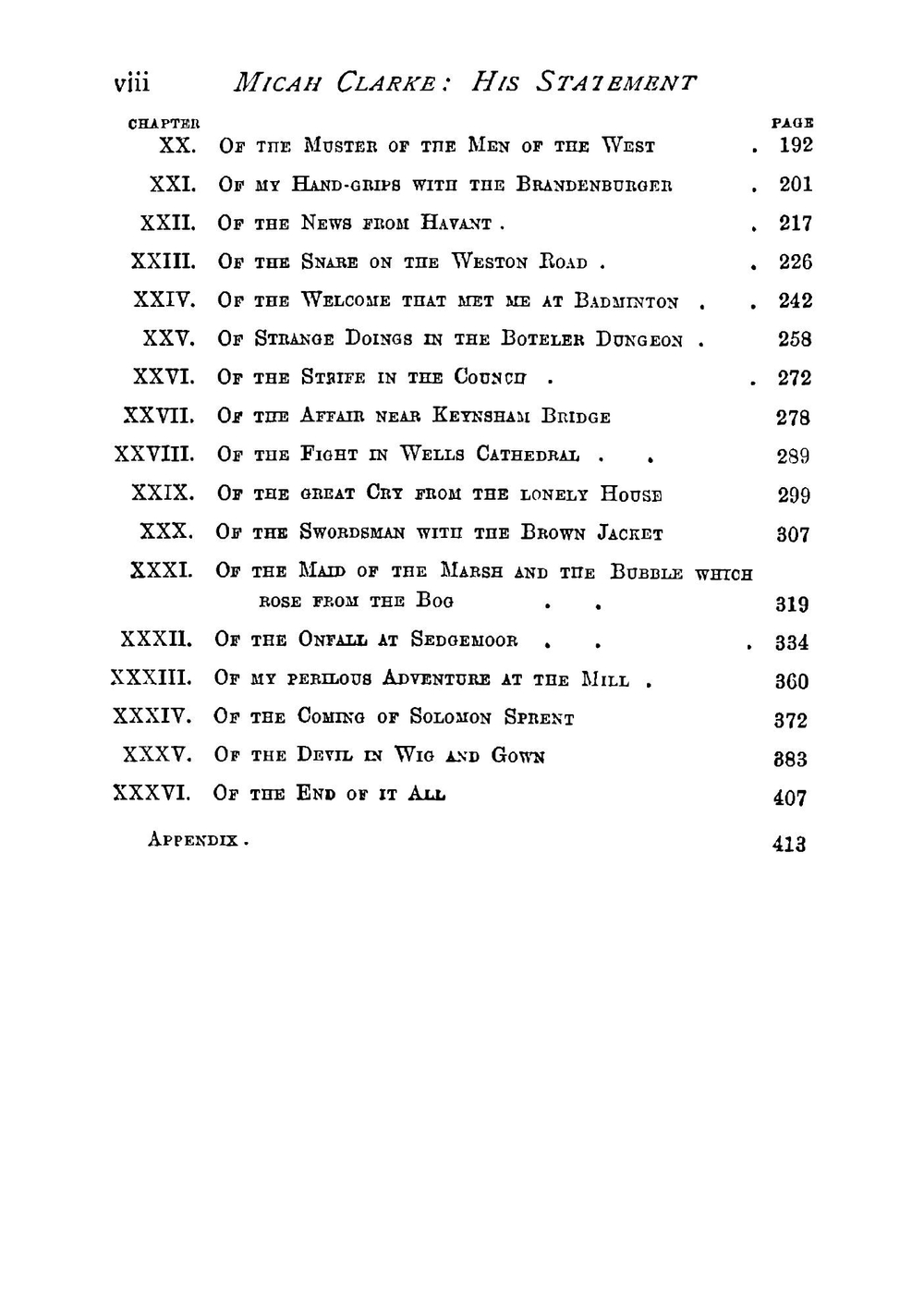 Micah Clarke. His Statement As Made to His Three Grandchildren, Joseph, Gervas & Reuben, During the Hard Winter of 1734 | Doyle Arthur Conan
