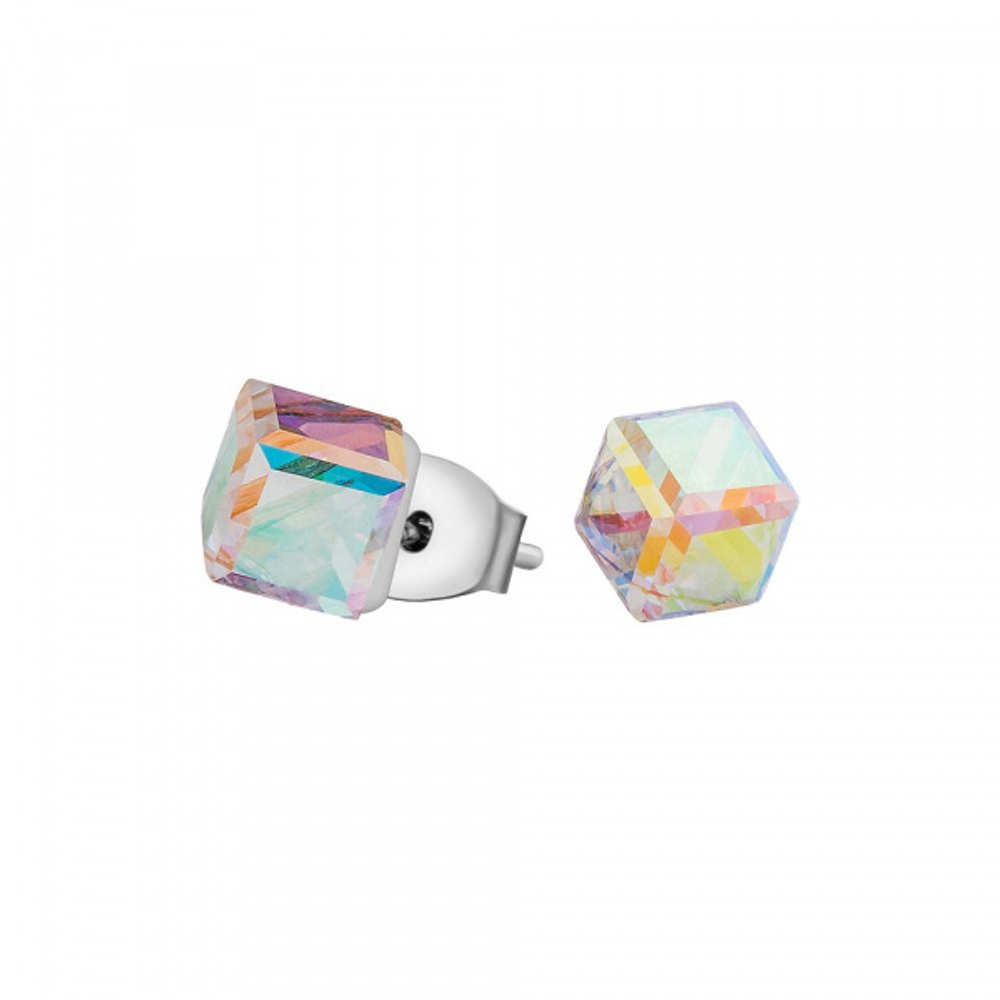 Серьги-пусеты Fiore Luna Crystal AB SI SWE1127/1 CAB S