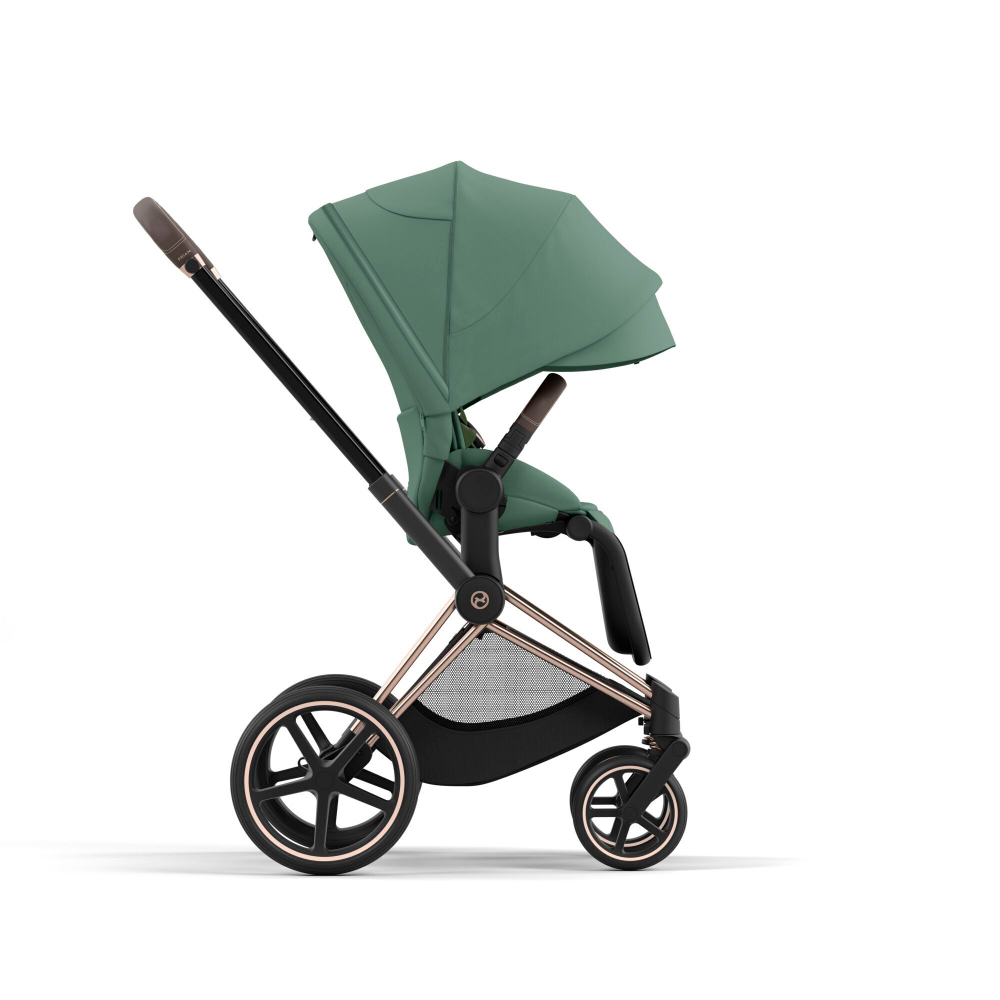 Коляска Cybex Priam IV 3 в 1 цвет Leaf Green на шасси Rosegold