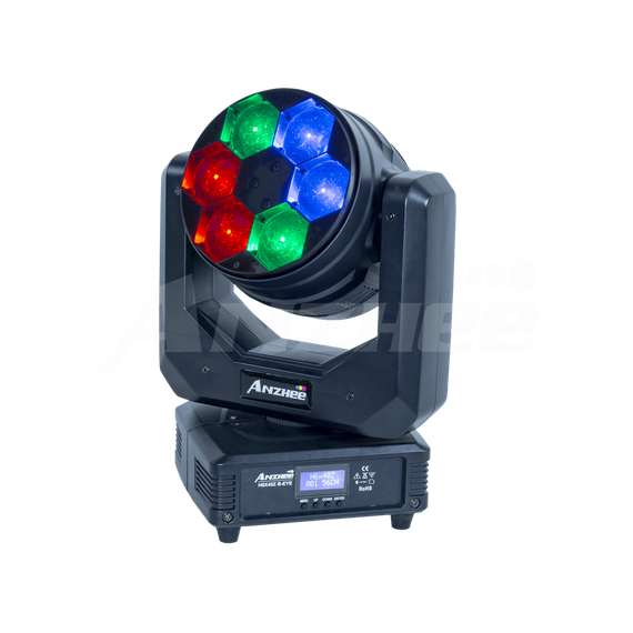 Anzhee H6x40Z B-EYE - прожектор светодиодный типа WASH BEAM 6 светодиодов по 40 Вт. 4°-45°