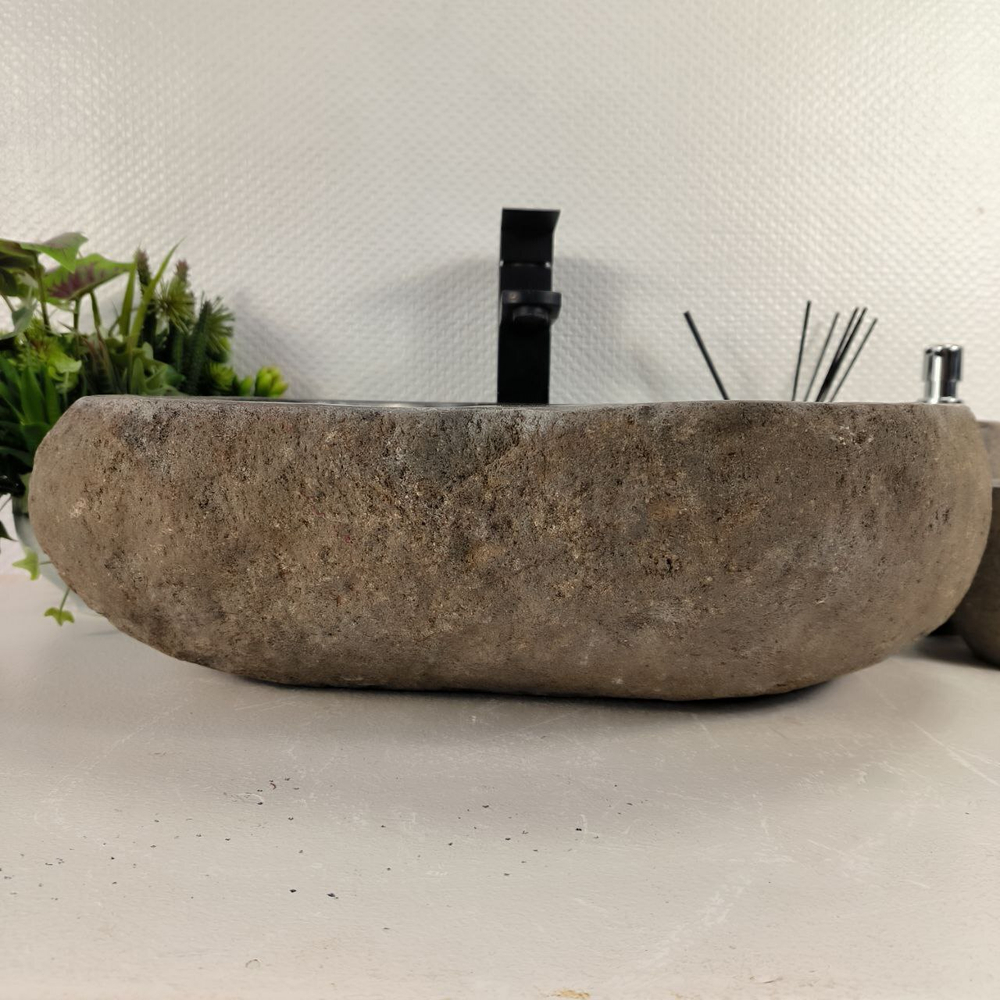 Раковина из речного камня RS-65598 53*42*15 0856