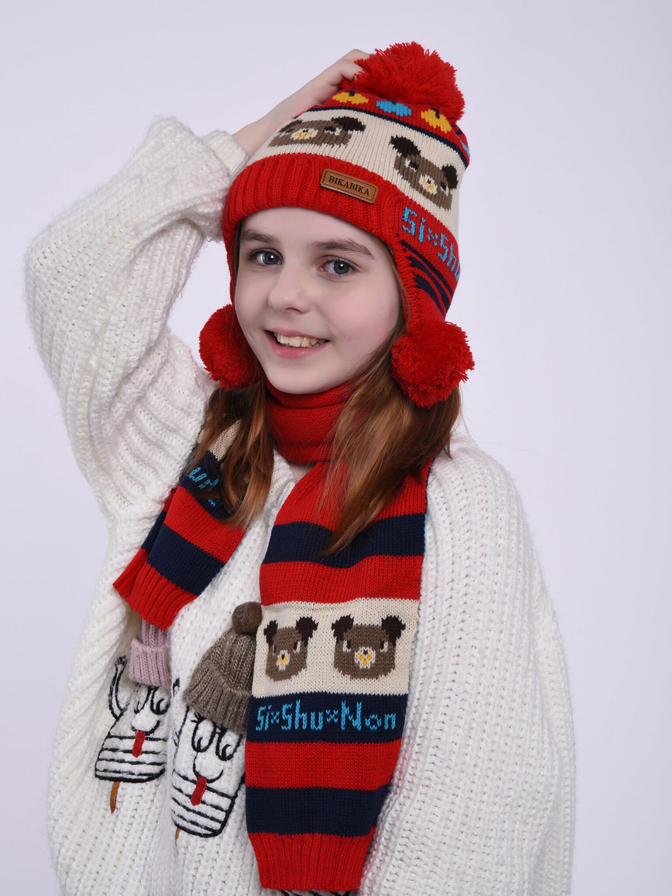 Комплект детский (Шапка+Шарф)
