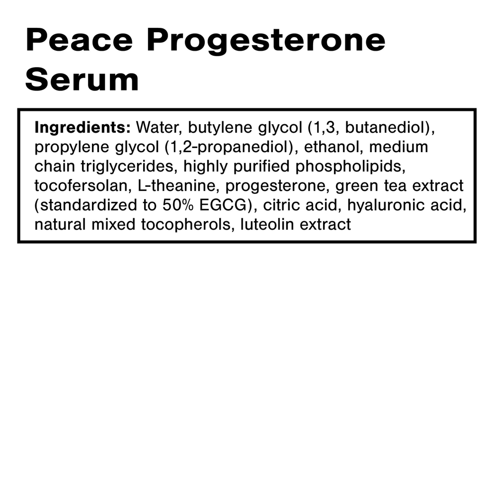 PEACE PROGESTERONE