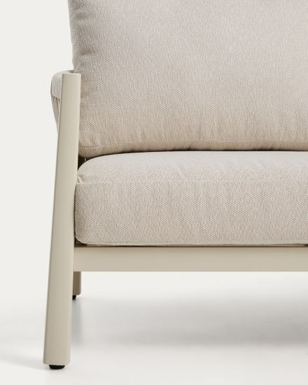 Комплект садовой мебели Aleria из бежевого алюминия и веревки