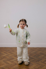 Кардиган вязаный (цветочные мечты)