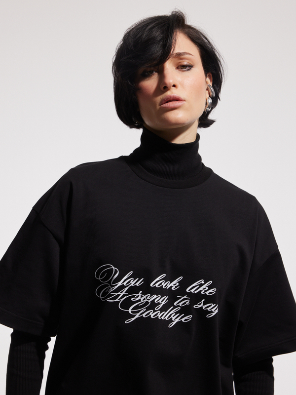 Футболка Goodbye, черная