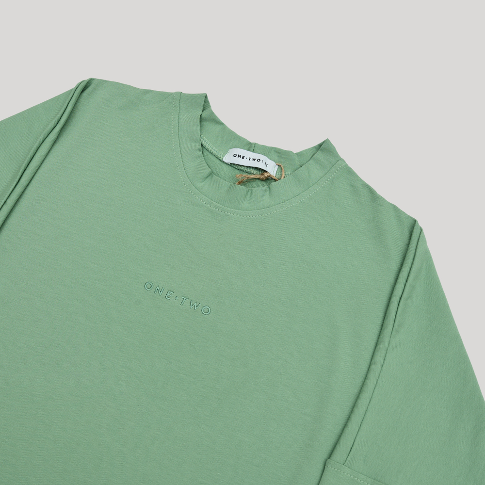 LS T-Shirt LOGO Basil