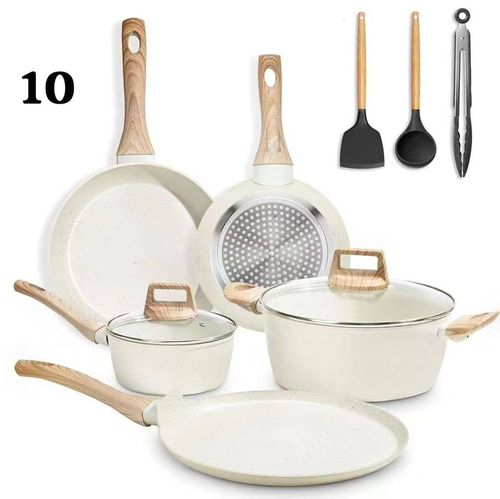 Набор кухонной посуды из 10 предметов