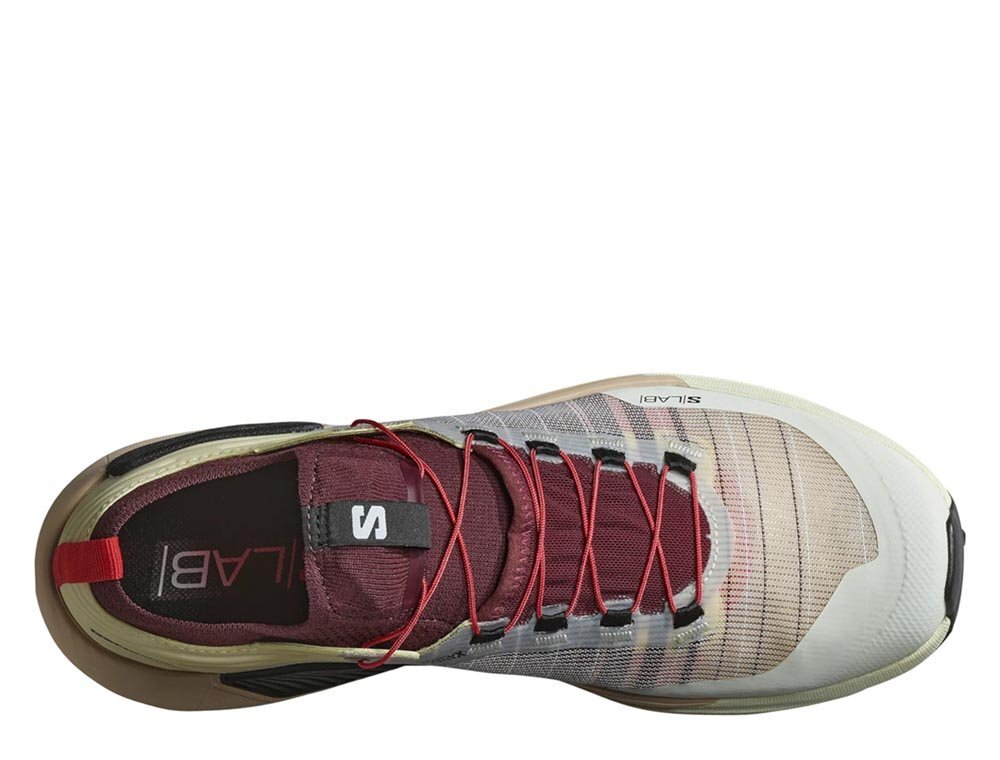 Кроссовки для бега мужские Salomon S/LAB Genesis Vanilia М Бежево-бордовые