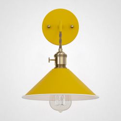 Бра С Подвесным Плафоном Braid Wall Yellow By Imperiumloft