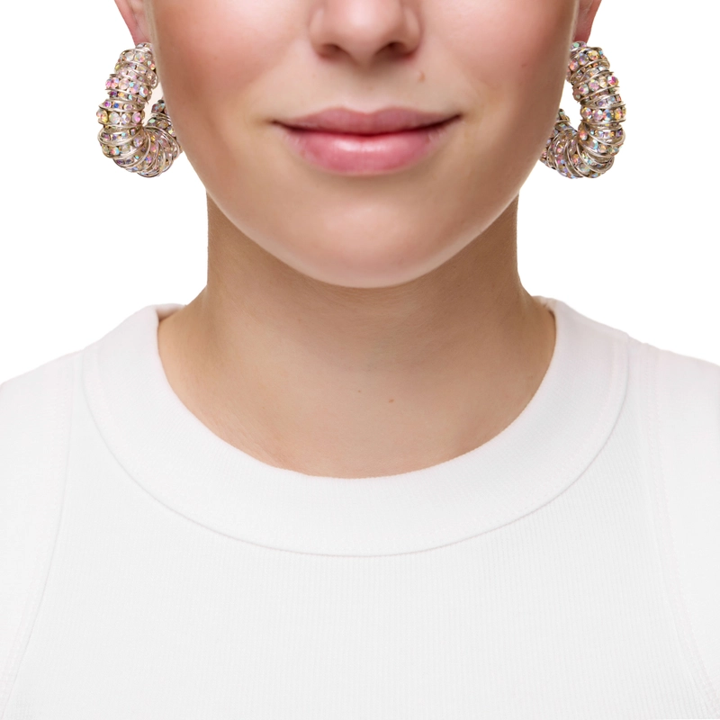 Серьги Крупный Бриллиант – Серебро