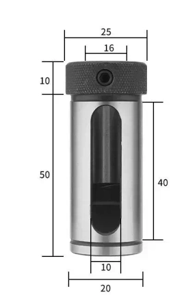 Переходная втулка D20-d16 с пазом