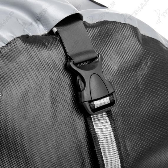 Гермобаул 100 л (ПВХ, серый/черный) (HS-GB-100-GB) Helios