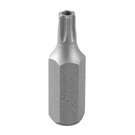 Цена на KING TONY (163630U) Вставка (бита) торцевая 10 мм, L = 36 мм, TORX с отверстием, T30