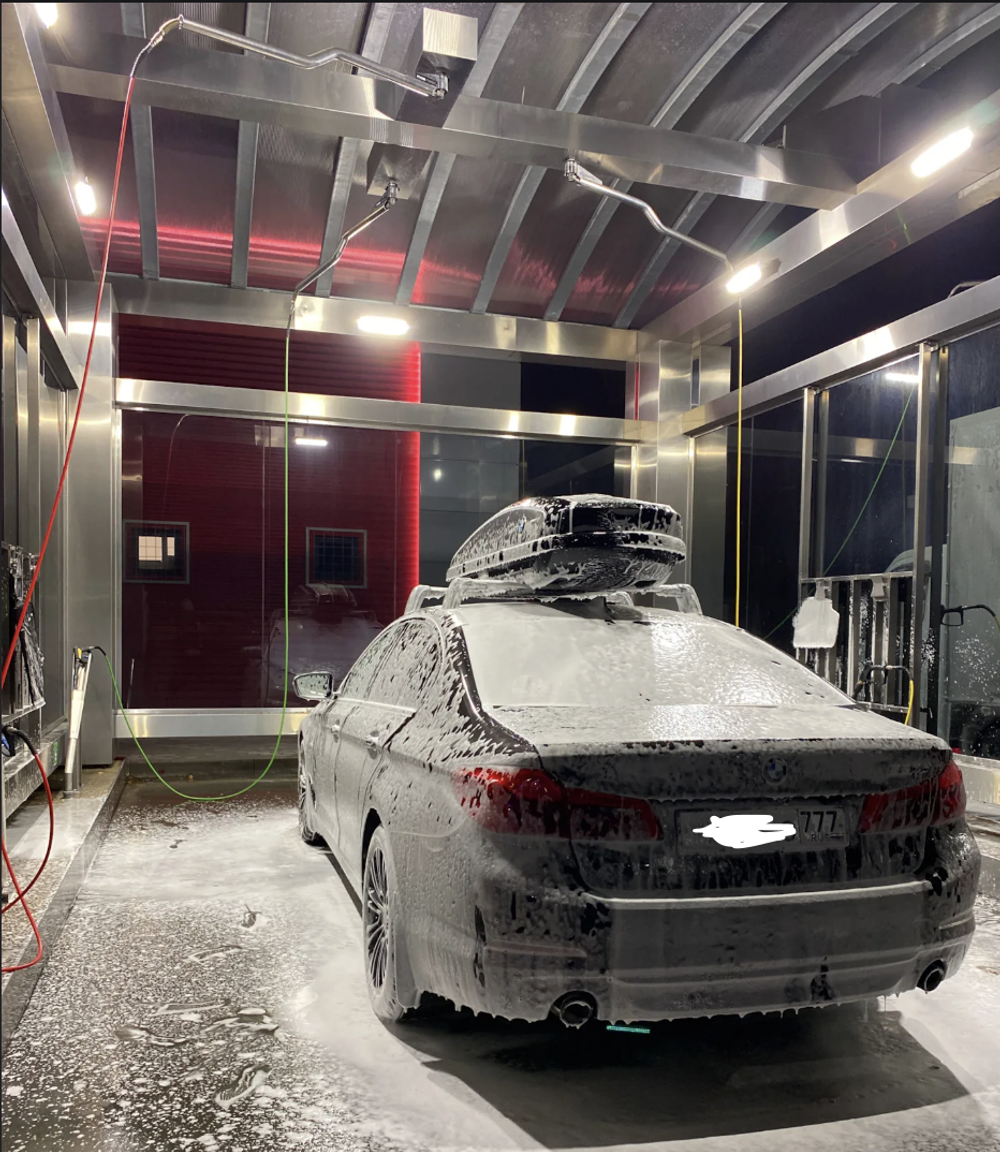 Светодиодный линейный светильник влагозащитный СКС промышленный 40Вт, 4500Лм, 4000К / 5500К, 220В, IP67, 1200х50х50мм (для автомойки, автосервиса, дитейлинга, гаража)