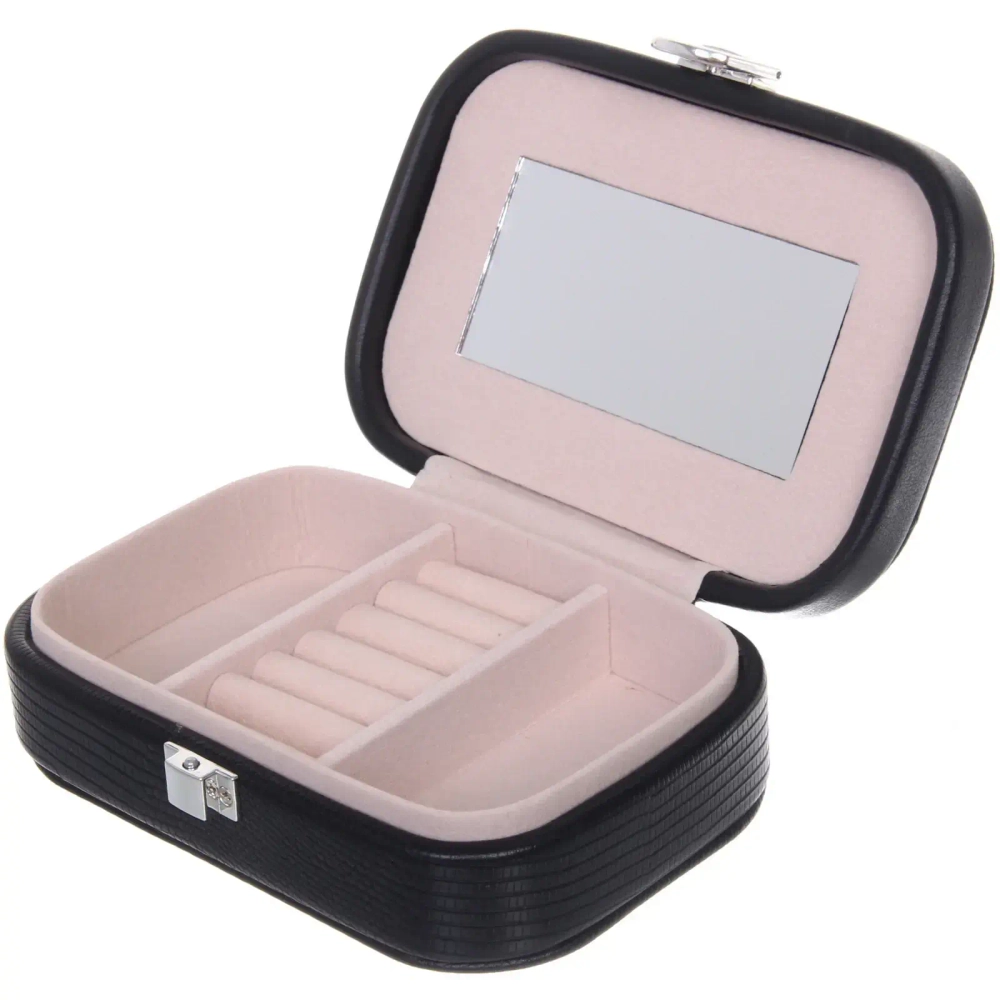 Шкатулка для украшений «ДИ МАРКО», цвет черный, 15*10*4,5см (коробка)