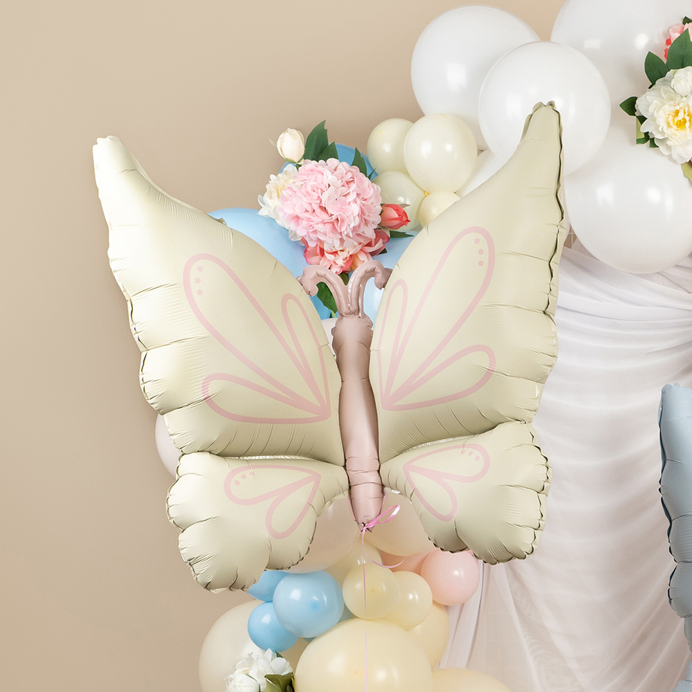 Фигура Нежная бабочка, Кремовый, Сатин 37" Fl