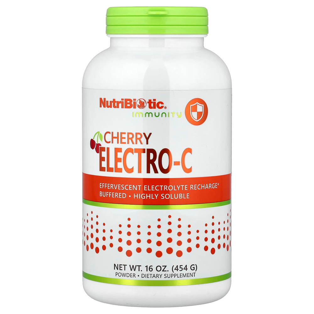NutriBiotic, Immunity, Cherry Electro-C, вишня, вишневый вкус, 454 г (16 унций)