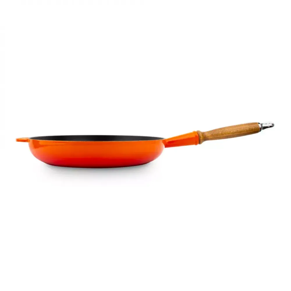 Чугунная сковорода Le Creuset, Оранжевая - 3