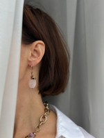 HMG 1019 розовые Серьги арт.0679