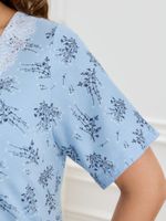 Ночная сорочка Канна-1 Виотекс ГОЛУБОЙ