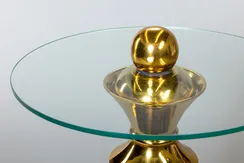 Кофейный стол "Королева" золото