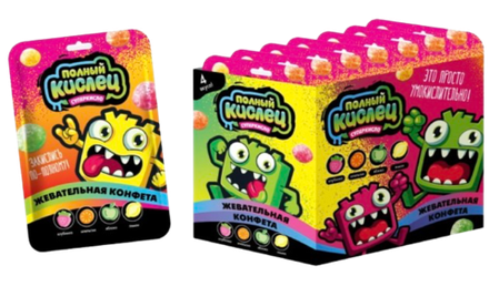 Кислые Жевательные Конфеты Полный Кислец