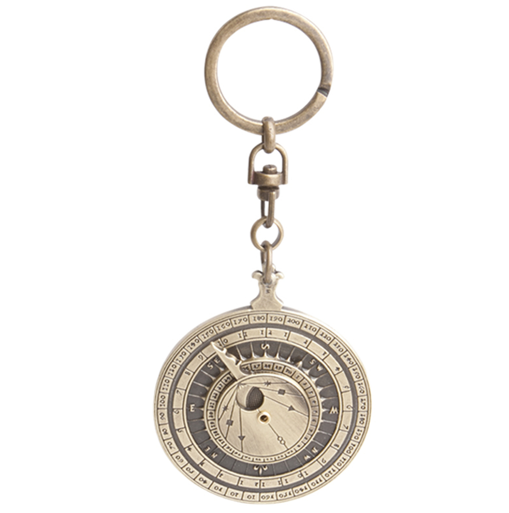 Брелок вычислитель приливов 5см Hemisferium Tide Computer Key Ring бронза